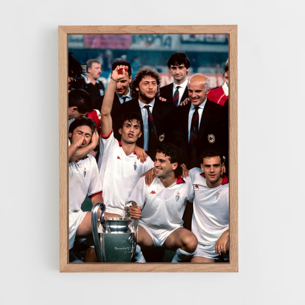 Poster milan équipe (vue 4)